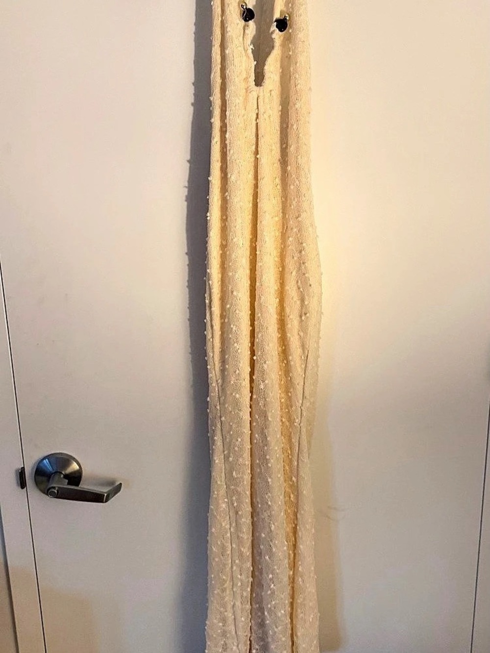 Cream Lace Maxi Dress - Picture 2 of 5